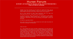 Desktop Screenshot of hurenforum.net